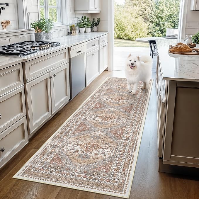 Runner Rug 2x6, Ultra-Thin Entryway Rug Non Slip Washable Rugs - Image 9