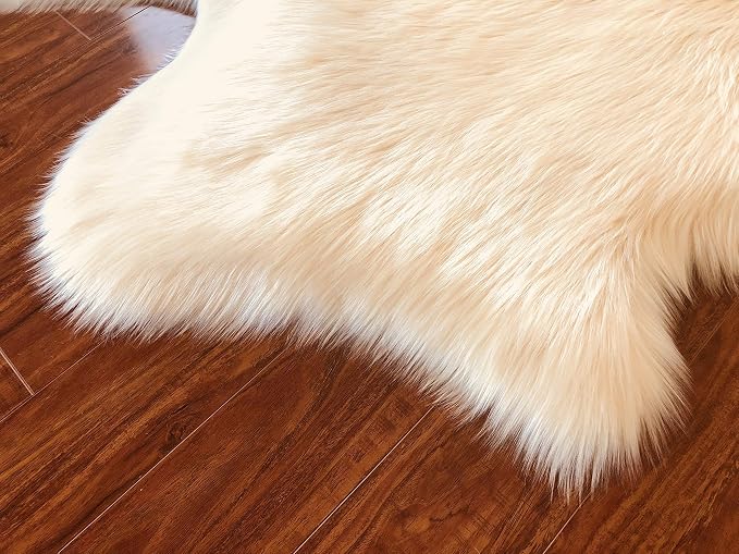 Free Shape Luxury Soft Fluffy Shag Area Rug Decto 10 Pelts 6'x10', 180x300cm - Image 5