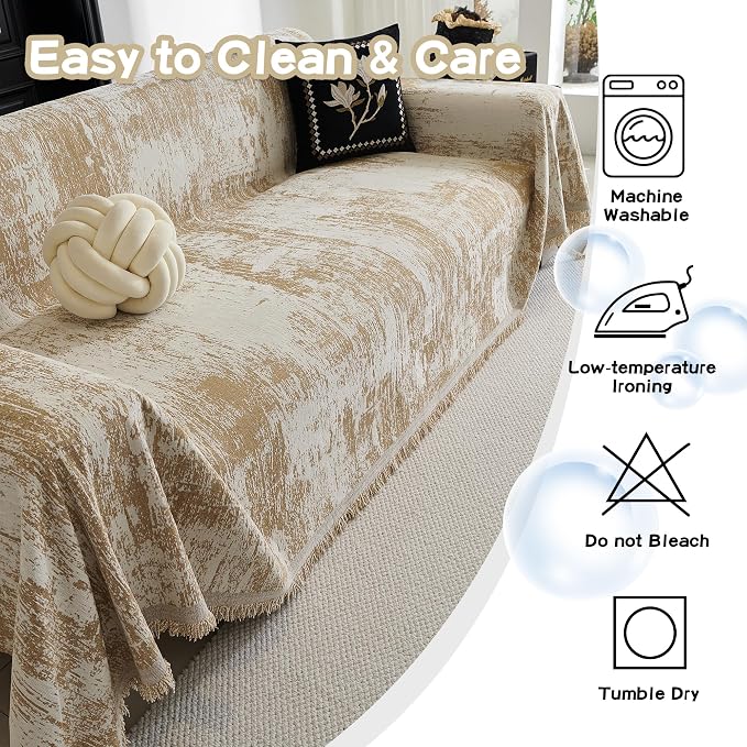 MEETSKY Couch Cover Boho Sofa Covers Couch Covers - Image 8