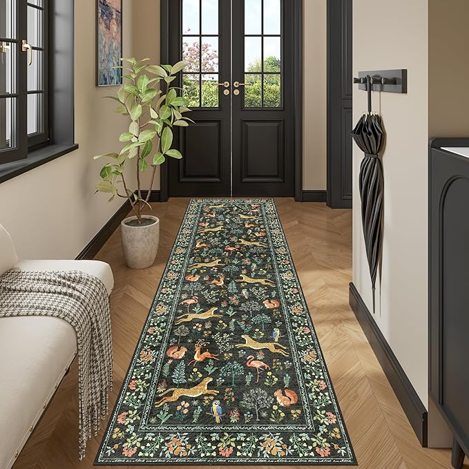 DUKINO 2x6 Rug for Hallway, Washable Kitchen Runner Rug - Image 5