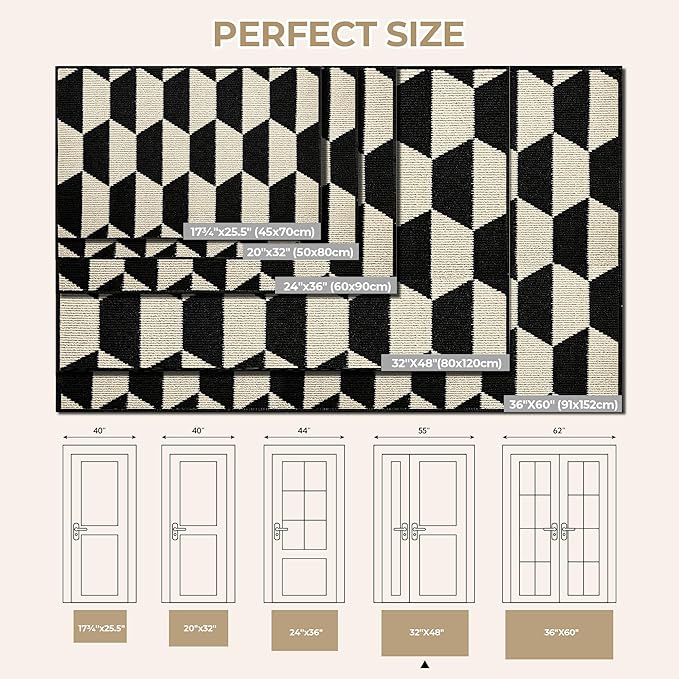 GRANNY SAYS Indoor Doormat, Non-Slip Front Door Mats, Outdoor Welcome Mat - Image 2