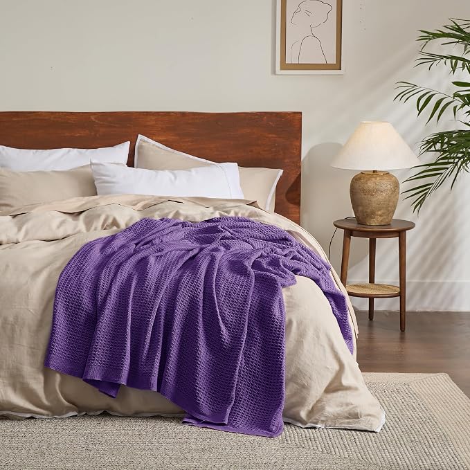 Bedsure Gentlesoft 100% Cotton Throw Blanket - Image 7