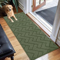 hicorfe Dirt Trapper Indoor Doormat, Non Slip Backing Washable Door Mats by Hicorfe