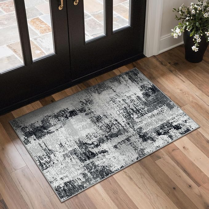 GENIMO 2x3 Rugs for Entryway Entrance, Modern Machine Washable Rug Ultra Soft - Image 2