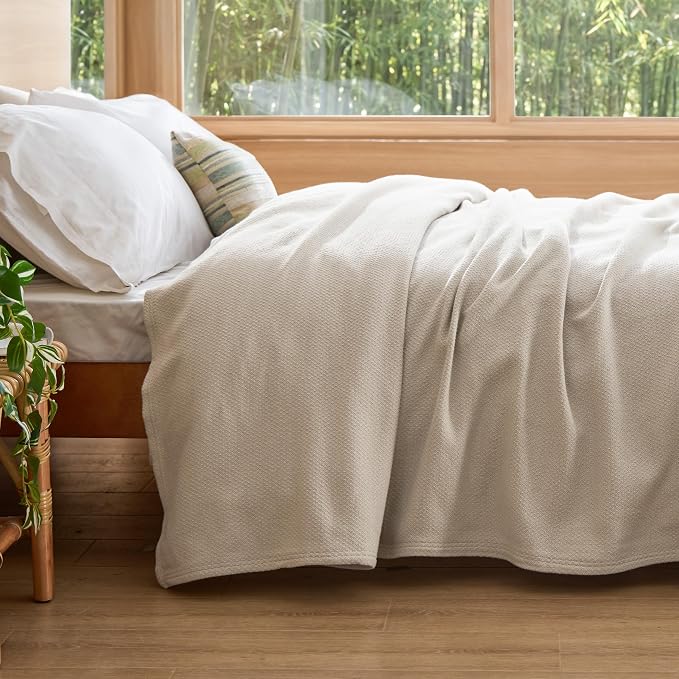 Bedsure GentleSoft 100% Cotton Blanket King Size - Image 8