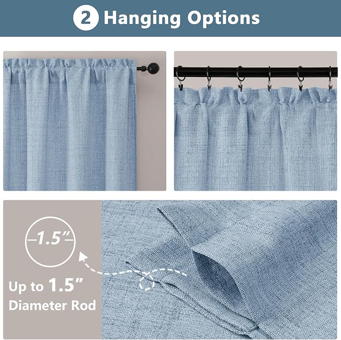 Chyhomenyc Denim Blue Valance for Windows - Image 5