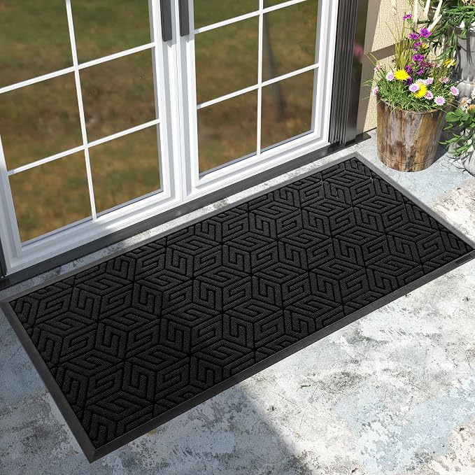 Yimobra Large Door Mat 47x24, All-Weather Waterproof Outdoor Mats by Yimobra