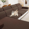MAXIJIN Couch Cushion Covers for Sectional Sofa, Stretch Sofa Cushion Cover by MAXIJIN