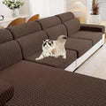 MAXIJIN Couch Cushion Covers for Sectional Sofa, Stretch Sofa Cushion Cover by MAXIJIN