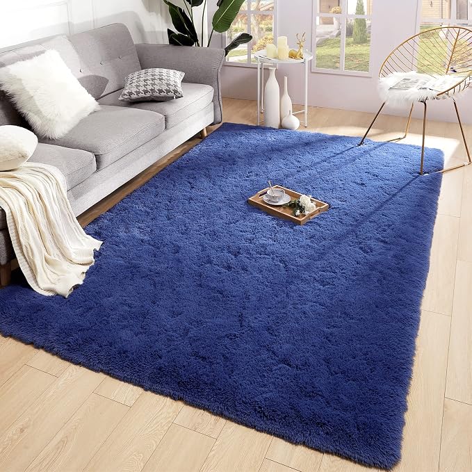 Merelax Soft Modern Indoor Large Shaggy Rug - Image 2