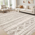 cotiled 7x9 Area Rug Living Room: Washable Boho Rugs by COTILED