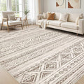 cotiled 10x12 Area Rug Living Room: Washable Boho Rugs by COTILED