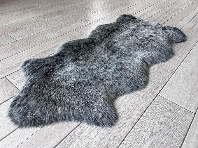 Free Shape Luxury Soft Fluffy Shag Area Rug Single and a Half 2'x4', 60x120cm by LAMBZYRUGS