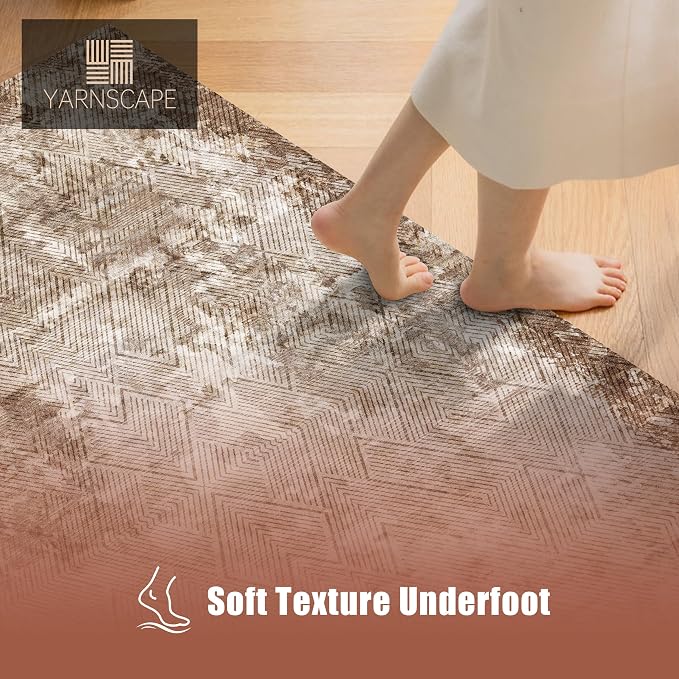 YARNSCAPE 5' x 7' Washable Area Rug - Image 4