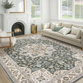Vintage Living Room Area Rug 10x12 by COTILED