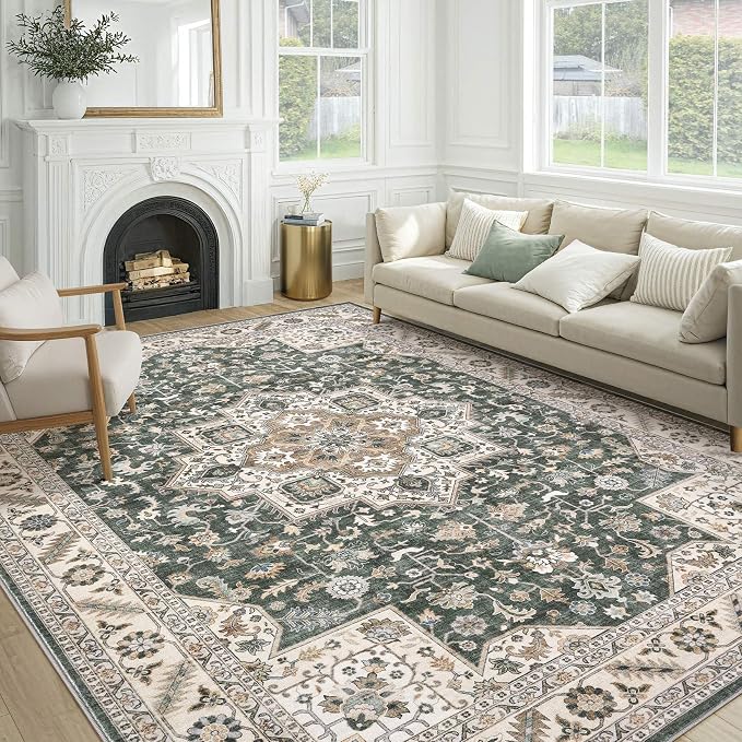 Vintage Living Room Area Rug 8x10 by COTILED