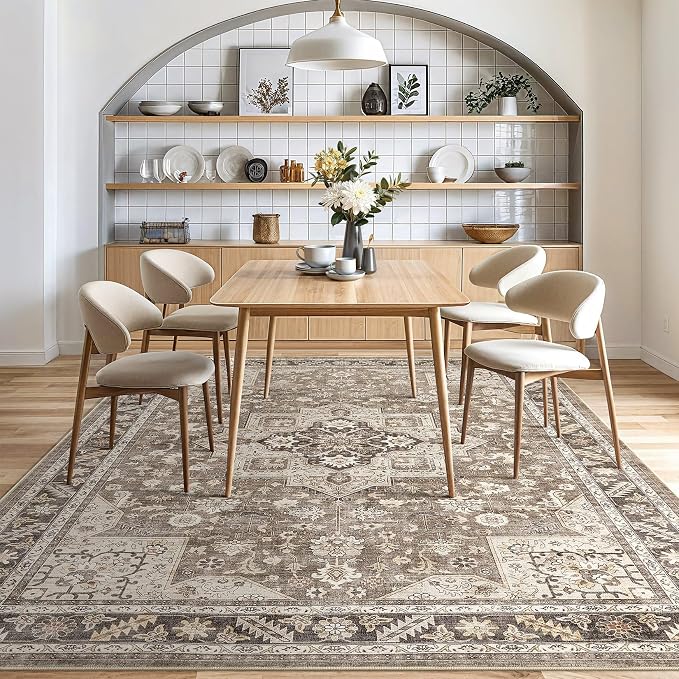 Vintage Living Room Area Rug 10x14 - Image 7