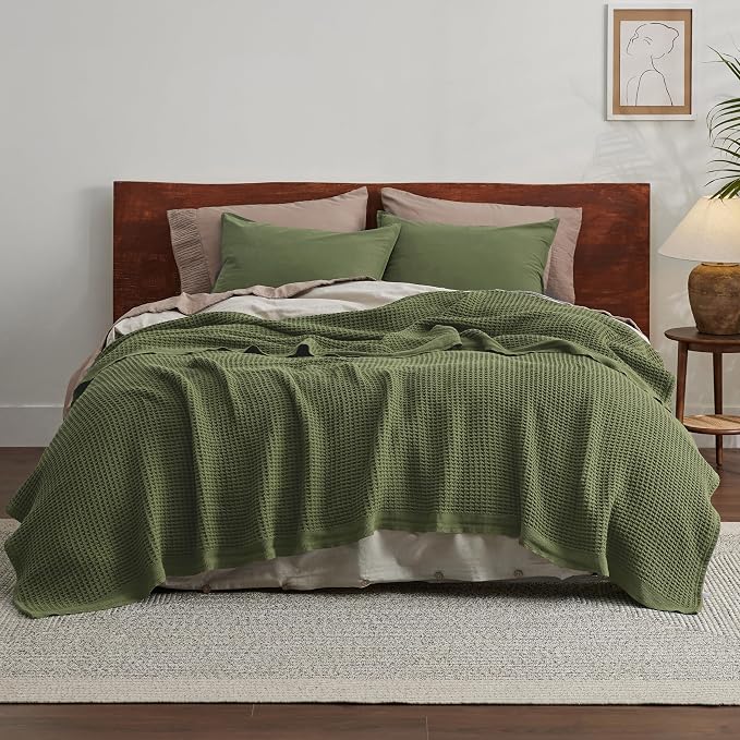 Bedsure Gentlesoft 100% Cotton Blanket King Size - Image 3