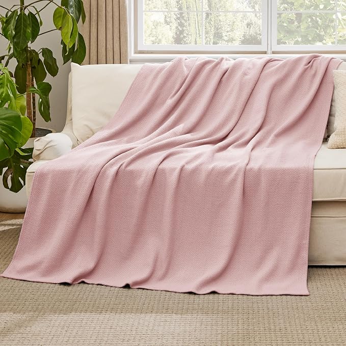 Bedsure GentleSoft 100% Cotton Blanket Twin XL Size - Image 2