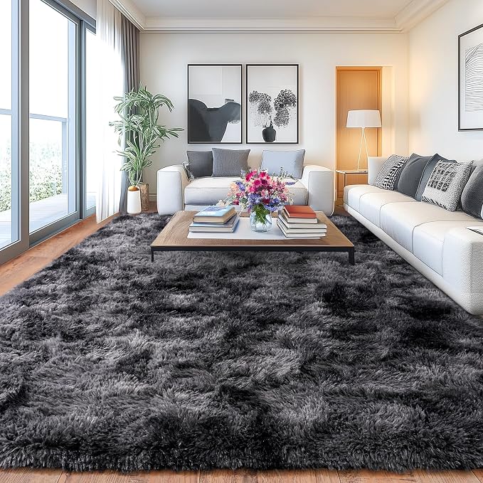 Shaggy Area Rugs, Fuzzy Rugs for Living Room, Soft Nursery Area Rug for Girls - Image 8