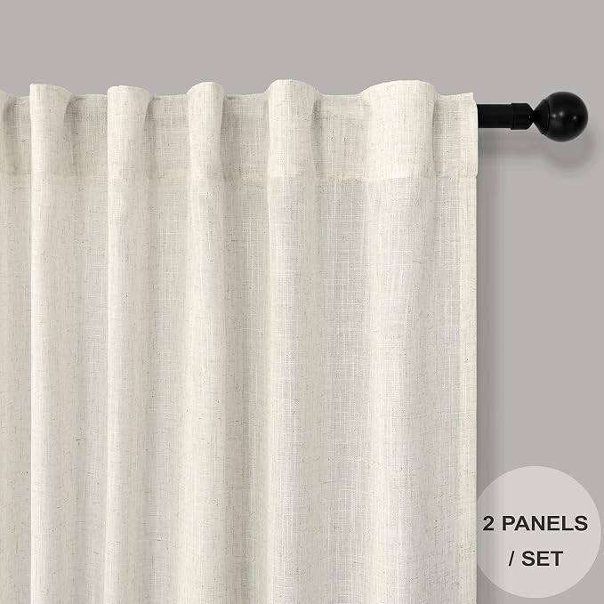 Pitalk 105 Inch Curtains 2 Panels - Image 2