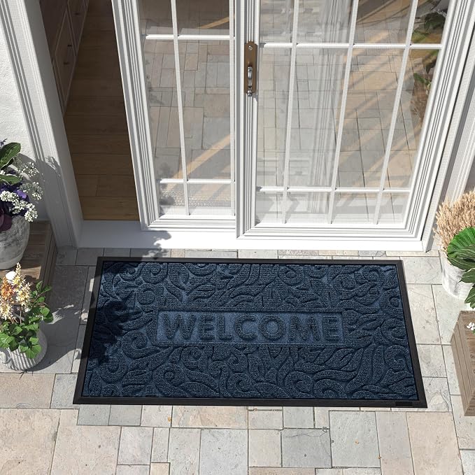 Yimobra Large Welcome Mat 47x24, Waterproof Non-Slip Outdoor Mats - Image 6