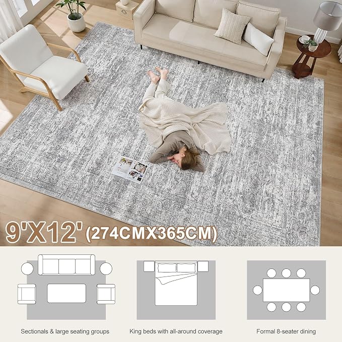 DMOYEST Area Rug Living Room Rugs - Image 3