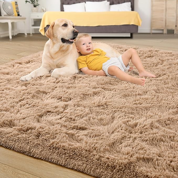 Tepook Area Rugs 10x14 for Living Room, Super Soft Fluffy Rugs for Bedroom - Image 4