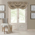 Elrene Home Fashions Antonia Floral Damask Waterfall Window Valance by ElreneHomeFashions