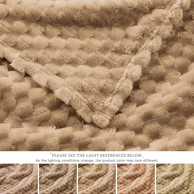 EXQ Home Fleece Throw Blanket for Couch or Bed - Image 5