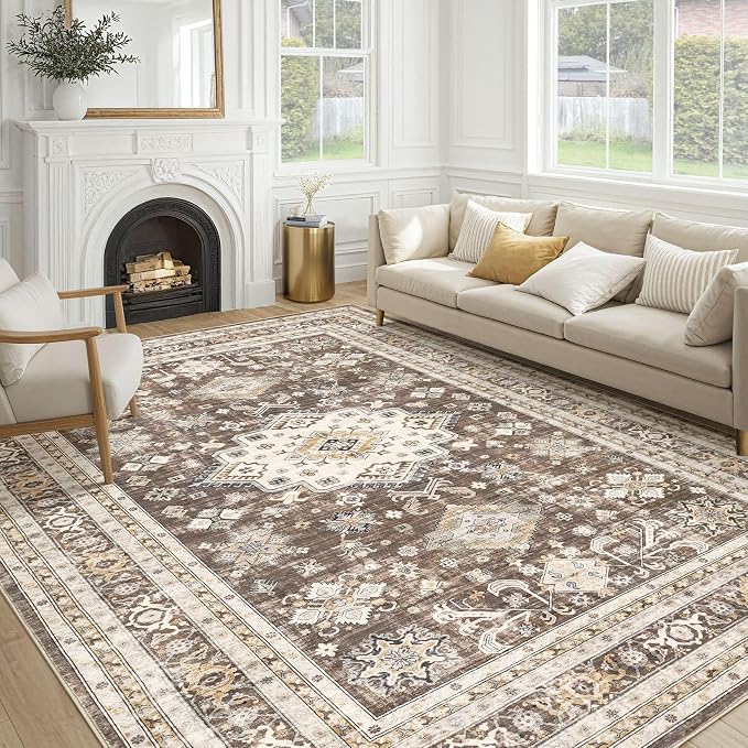 Vintage Living Room Area Rug 8X11 by COTILED