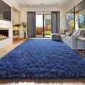Amdrebio Navy Blue Area Rugs 8x10 by Amdrebio