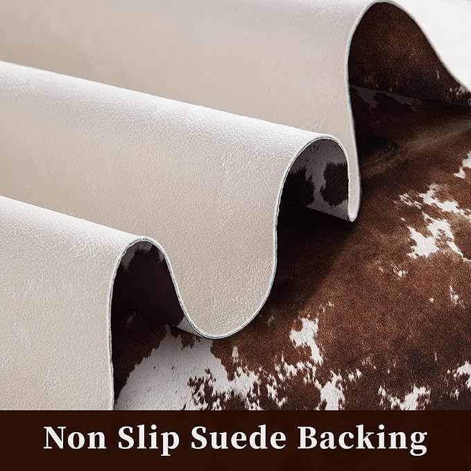 Cow Hide Faux Cowhide Rug: Cow Print Rug - Image 3