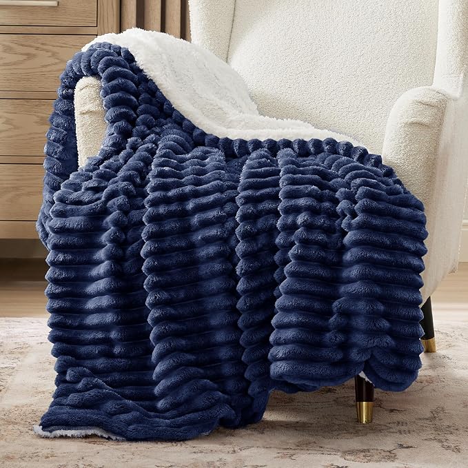 Bedsure Sherpa Throw Blanket for Couch by BEDSURE