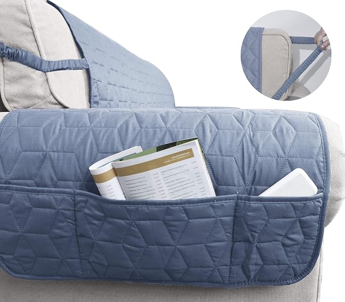Ameritex Couch Sofa Slipcover 100% Waterproof Nonslip Quilted Furniture - Image 5