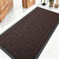 OLANLY Front Door Mat Outside Entrance 47x23, Heavy Duty Sturdy Natural Rubber by OLANLY