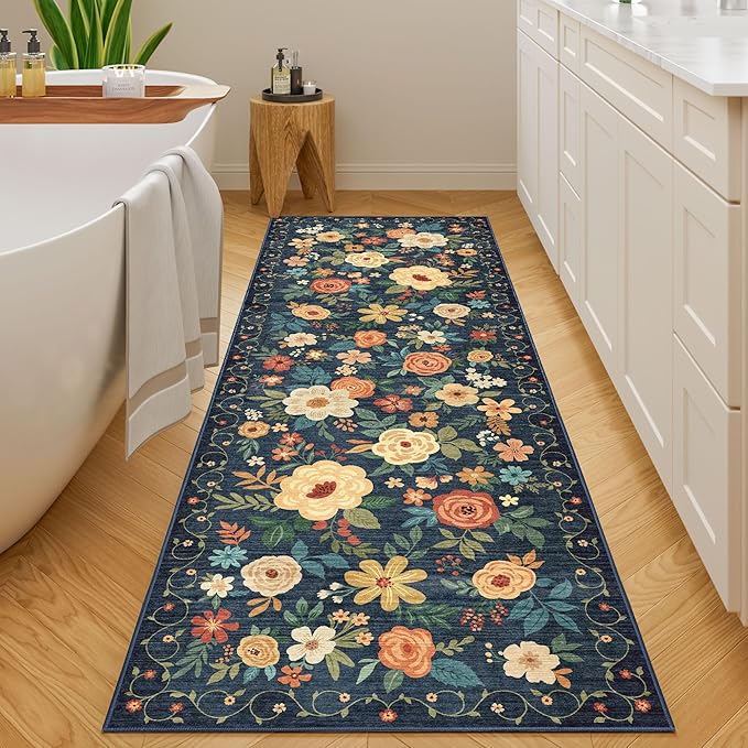 DUKINO Runner Rug, 2x10 Kitchen Hallway Carpet, Washable - Image 3