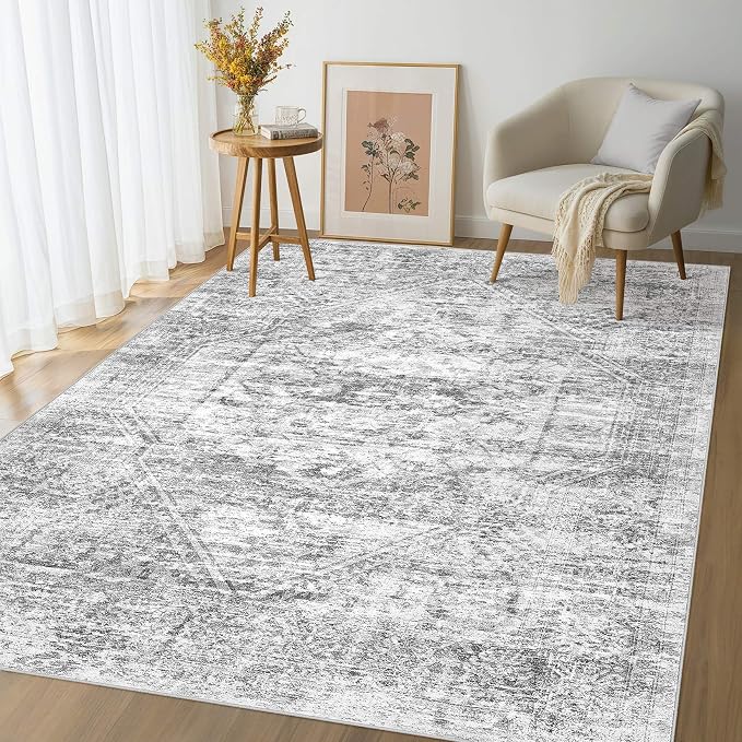 Vintage Living Room Area Rug 9x12 - Image 9