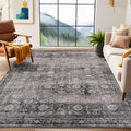 GarveeHome Washable Area Rugs 6x9 Vintage Printed Accent by GarveeHome