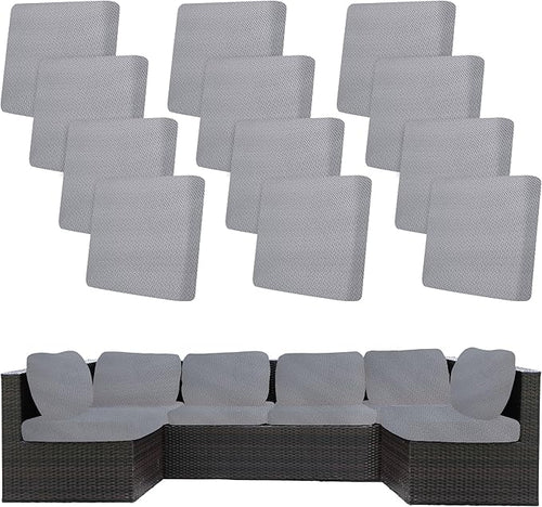 12Pcs Stretch Patio Cushion Covers, Outdoor Couch Covers Replacement, Outdoor by BIETYONE