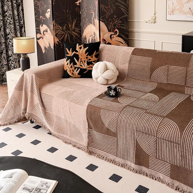 ROOMLIFE Couch Cover Boho Sofa Covers - Image 5