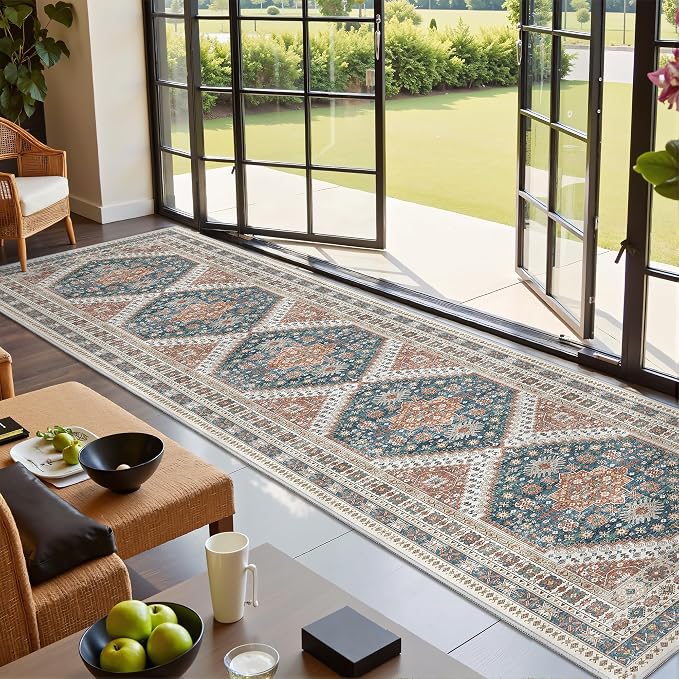 Carpet Runners for Hallway 12ft, Non-Slip Long Bathroom Rugs Runner for Kitchen - Image 4