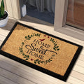 LuxUrux Welcome Mats Outdoor Coco Coir Doormat, by LuxUrux