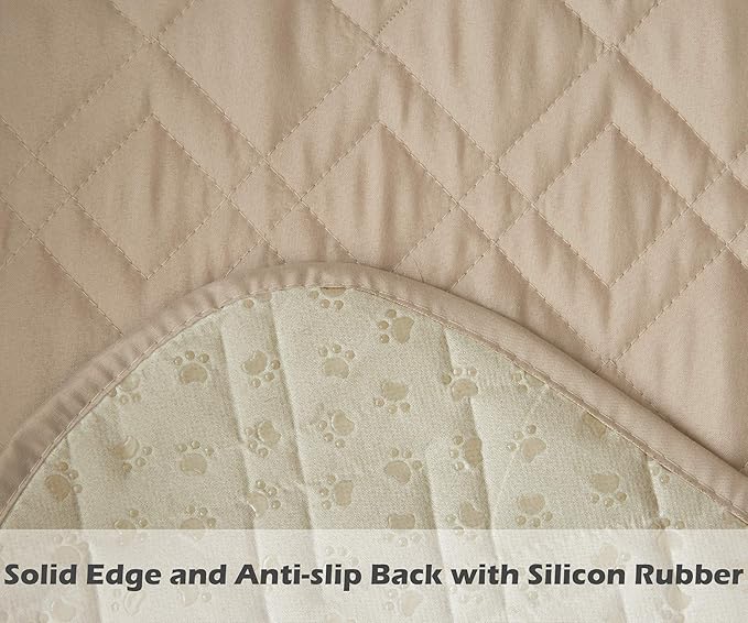 Ameritex Couch Sofa Slipcover 100% Waterproof Nonslip Quilted Furniture - Image 5
