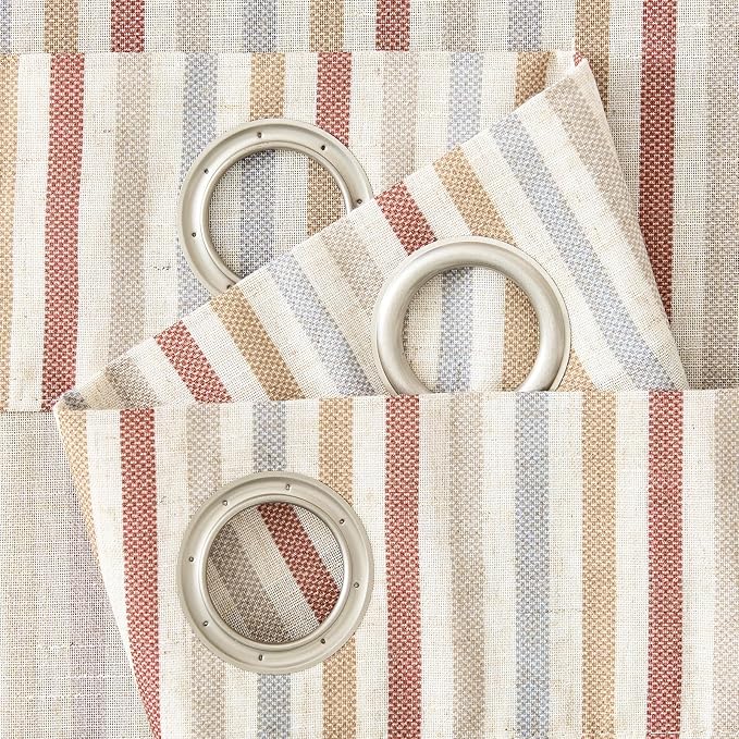 jinchan Colorful Linen Curtains - Image 9