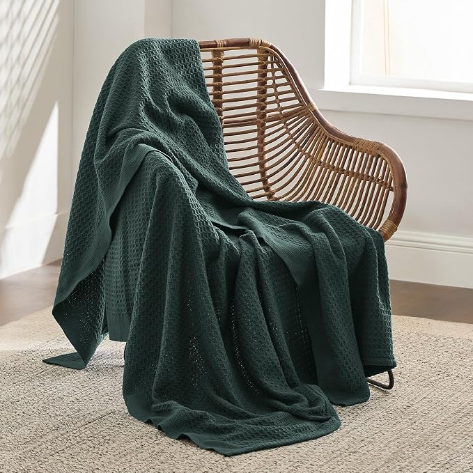 Bedsure Gentlesoft 100% Cotton Blanket Twin XL Size - Image 3