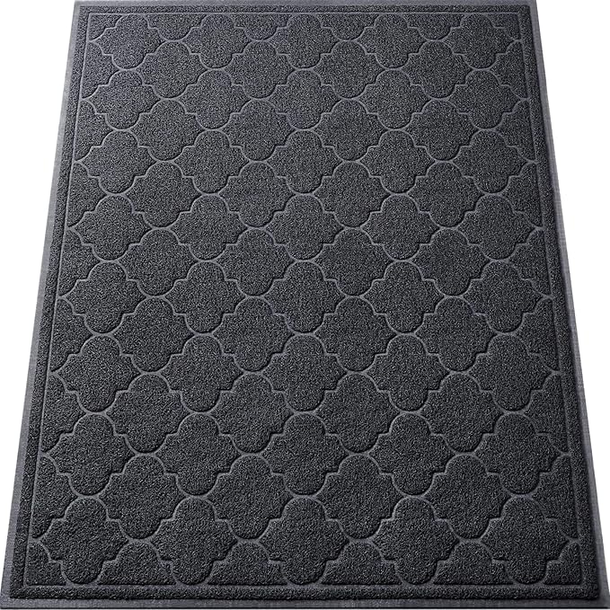 LuxStep Door Mat Large 36X47 Inch Indoor Outdoor Doormat, Non-Slip Low-Profile by LuxStep