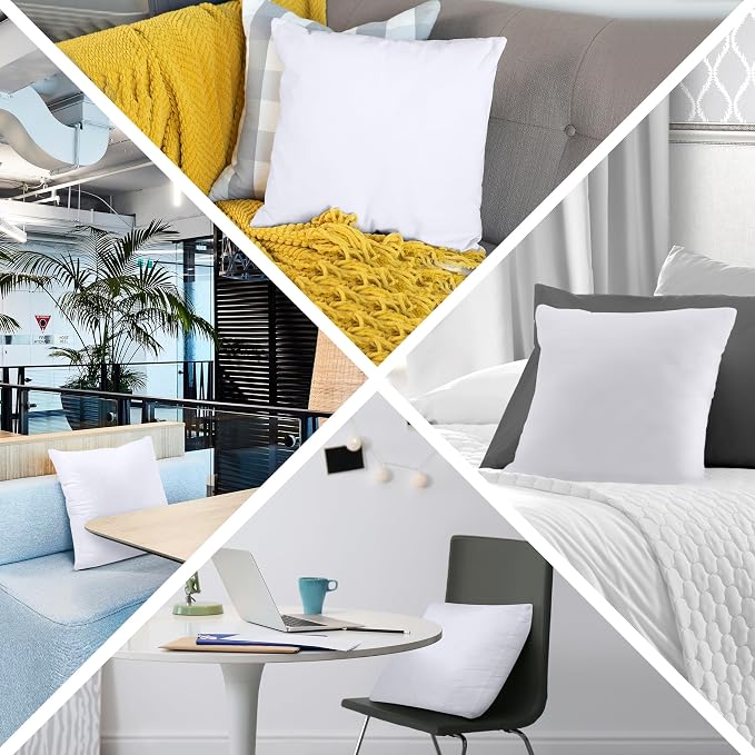 Utopia Bedding Throw Pillows – 20 x 20 Inches Down Alternative Pillows - Image 7