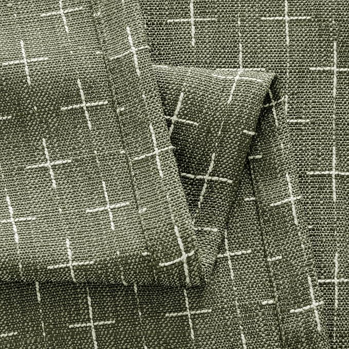 MIULEE Decorative Back Tab Linen Curtains - Image 5