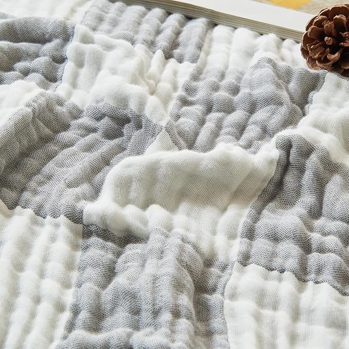 EMME Checkered Throw Blanket Cotton - Image 4
